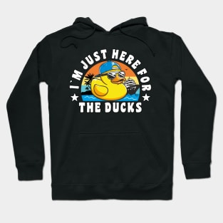 Funny Cruise Duck "I´m Just here for The Ducks" Cruise Vacation Duck Hunting Hoodie